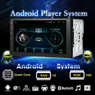 7'' Car For Carplay Andro Android Auto GPS Navigation Stereo Radio MP5 Multimedia