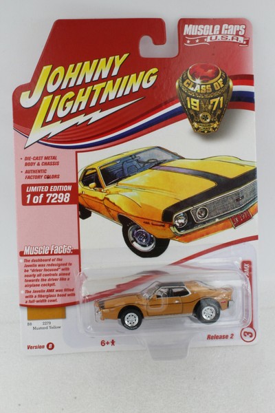 Johnny Lightning 1:64 A.S.S NEU AMC Javelin AMX 1971 Muscle Cars USA Class Of-image