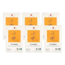 FemaleJoy Herb Tea by Health King (6 Boxes of 20 Teabags Each)