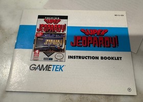 TALKING SUPER JEOPARDY NES Nintendo Game NEW IN OPEN BOX w/ Manual & Paperwork