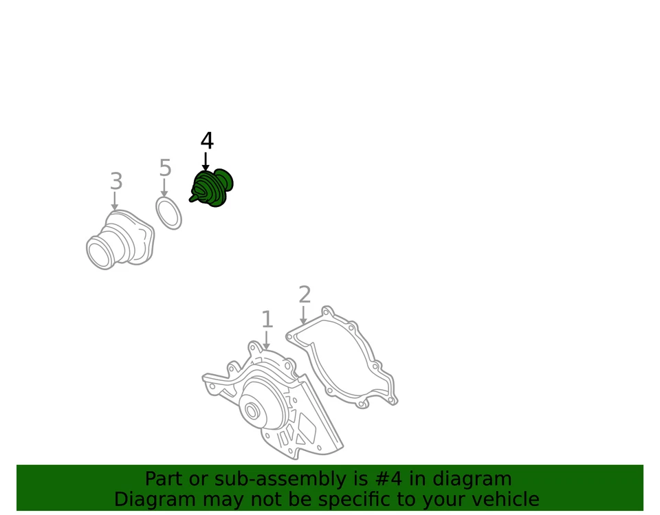 Termostato original Audi 077-121-113-D Foto 2 de 4