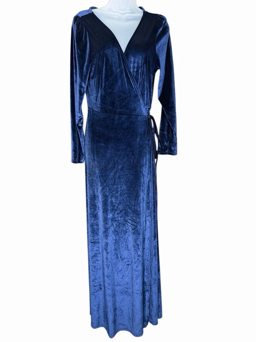 Velvet Long Wrap Dresses for sale | eBay