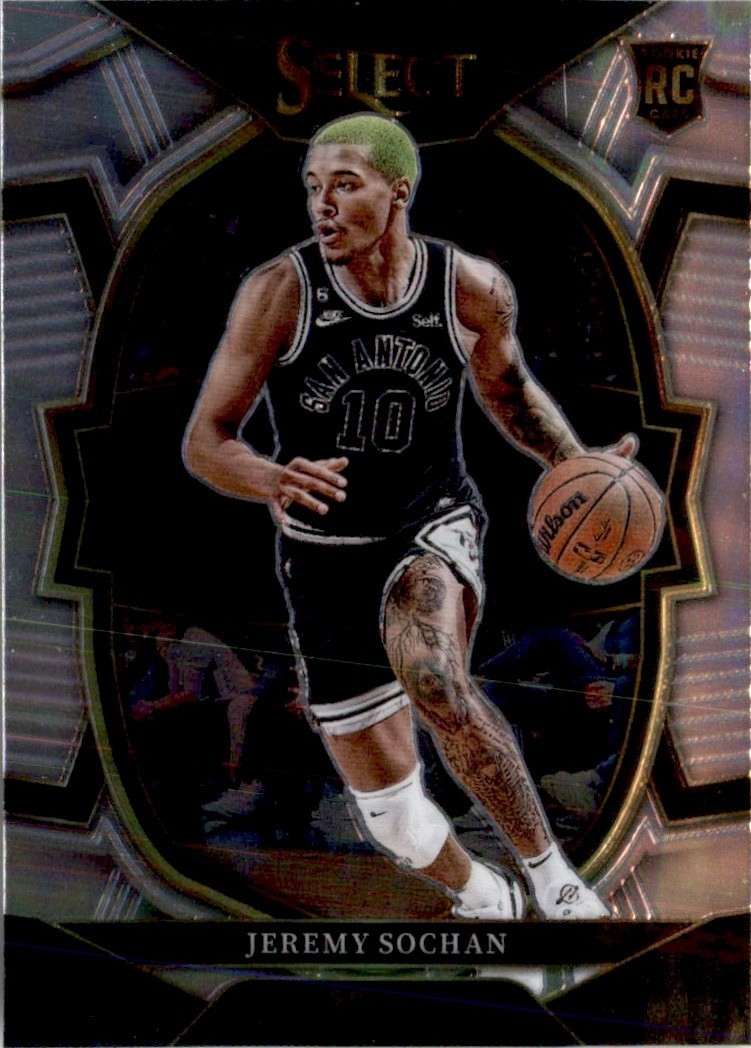 Jeremy Sochan 2022-23 Panini Select Concourse RC #86 San Antonio Spurs