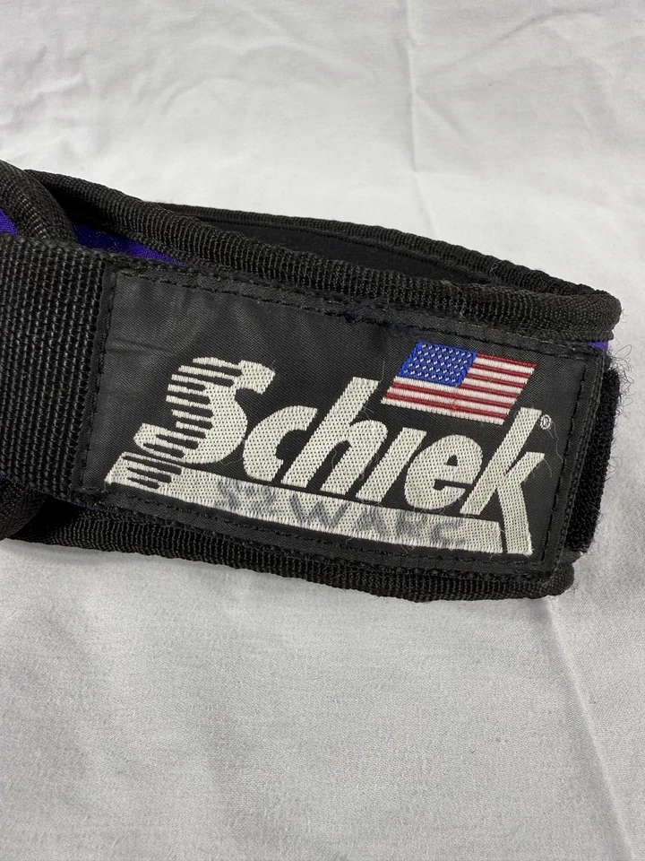 Cinturón de Levantamiento de Pesas Schiek Power Pequeño EE. UU. Soporte Lumbar Gimnasio Entrenamiento Fitness Foto 2 de 4