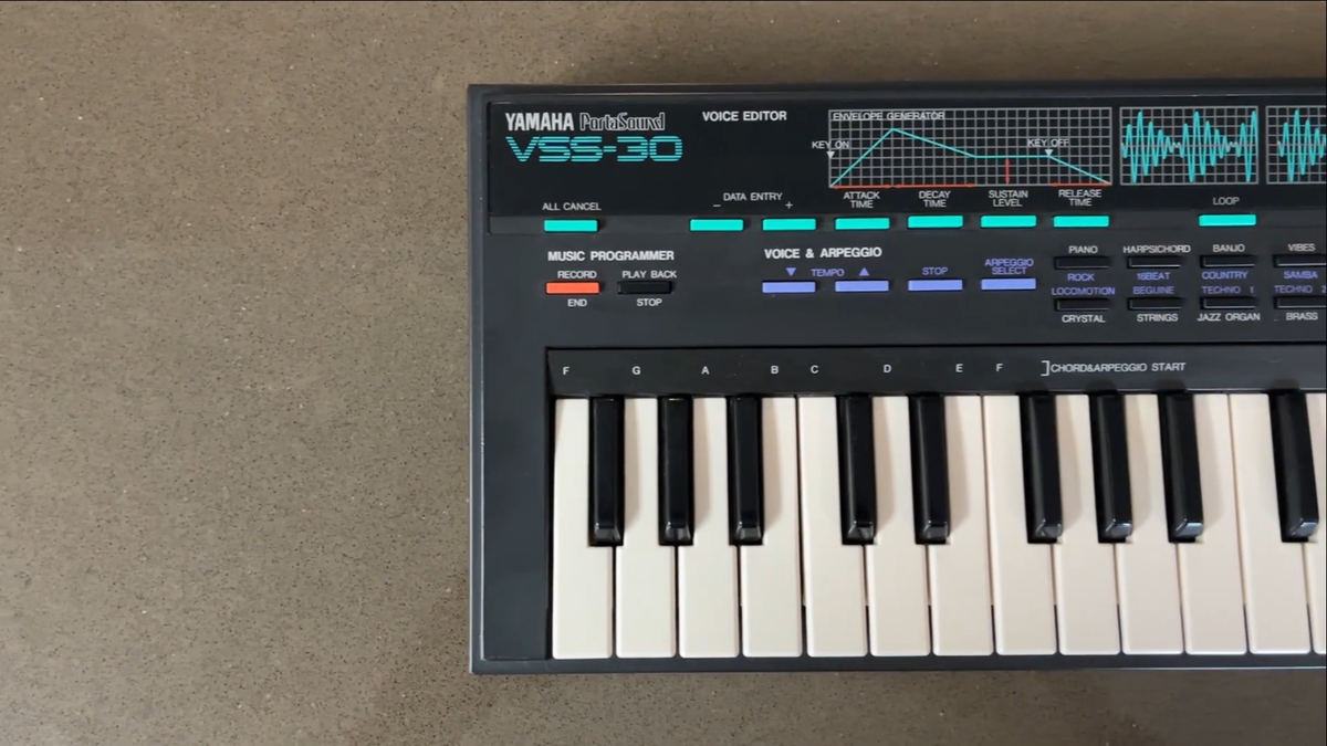 Yamaha VSS-30 Keyboard - Black for sale online | eBay