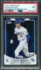 2024 Shohei Ohtani Topps 50/50 Blue Refractor /150 #79 Los Angeles Dodgers PSA 9