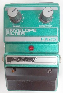 DOD Digitech FX25 Envelope Filter Wah Kermit Green Electric Guitar Effect Pedal