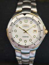 Umbro U034 Mens/Womens Date Watch "Double Diamond" WR 50M +New Battery