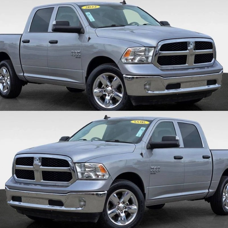 New Front Chrome Bumper Face Bar For 2013-2018 Dodge Ram 1500 w/ Fog Light Holes - Image 3 of 4