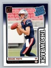 2024 Panini Donruss - Rated Rookies Throwbacks Drake Maye #49 (RC)