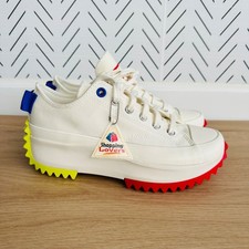 ⭐Converse Run Star Hike Ox Platform Sz 7 Men's Shoes Beige Red Sneakers A08196C⭐