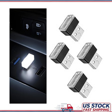 Usb Led Car Interior Ambient Light Kit 4 Pcs Plug-in Atmosphere Lamp Night Ligh Usb Led Car Interior Ambient Light Kit 4 Pcs Plug-in Atmosphere Lamp Night Ligh