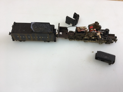 #ad Trix Pennsylvania Steam Locomotive 2 10 0 amp; Tender PARTS No Motor N Scale $39.95