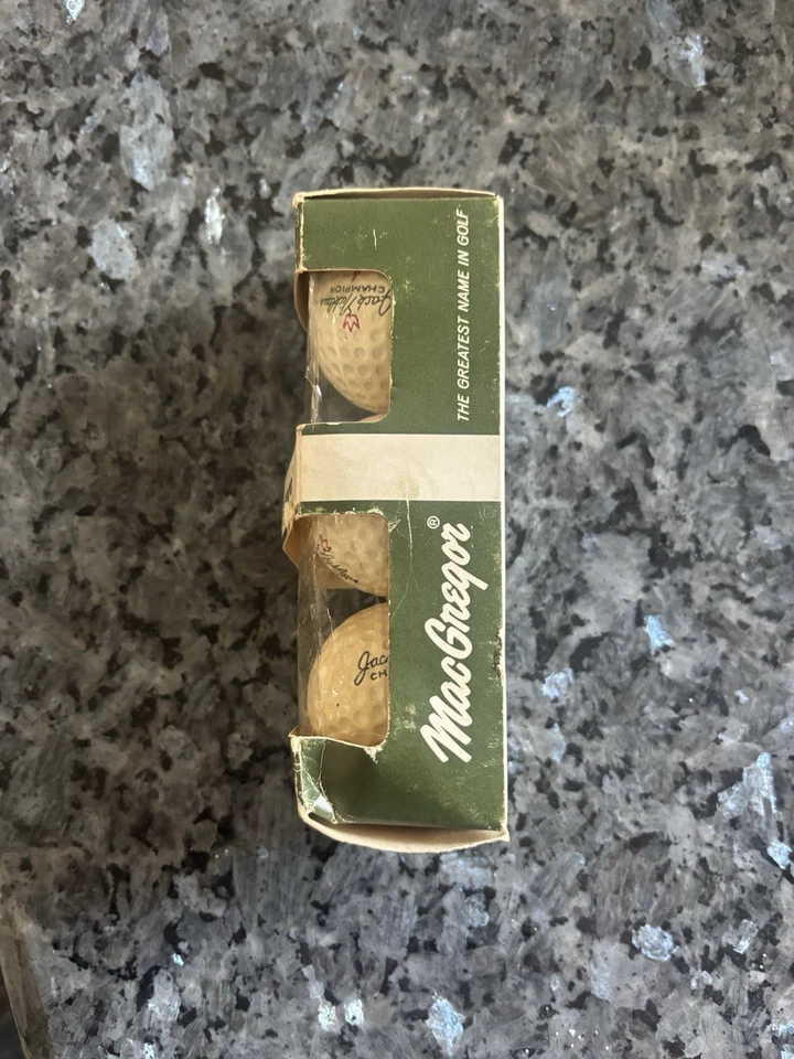 Vintage 3 Pack Of Jack Nicklaus Champion Golf Balls #4 Circa 1960s - Image 3 of 4