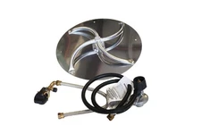 Fire Pit Burner kit,  made by FC, for 16 to 24" gas fire pits or fire pit table 