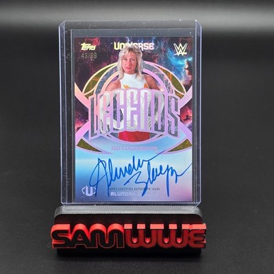 2026 WWE Topps Universe Alundra Blayze Legends Autographs Gold Stone /99 #LA-AB