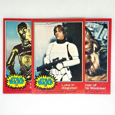 1977 Topps Star Wars Cards Red Series 2   You Pick #67-#132   Buy 4 Save 25%