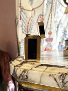 Briquet Dupont Ancien Laque De Chine