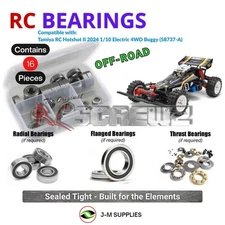 RCScrewZ Rubber Shielded Bearings tam265r for Tamiya Hotshot II 2024 58737 | KIT