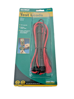 Extech TL803: General Purpose Test Leads Standard test leads with protective tip