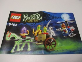 (E/13) LEGO 9462 The Mummy with BA Monster Fighters Mummy Carriage