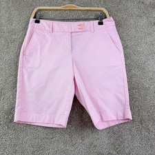 Vineyard Vines Bermuda Shorts Size 4 Pink Chino Preppy Cotton Stretch Barbiecore