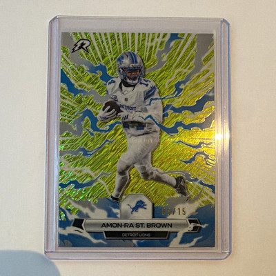 Topps Football 2026 Amon-Ra St. Brown Parallel #32 Lions 05/15