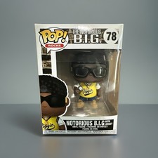 Funko Pop! Figura Vinilo Rocks The Notorious BIG 78 Notorious GRANDE con Jersey