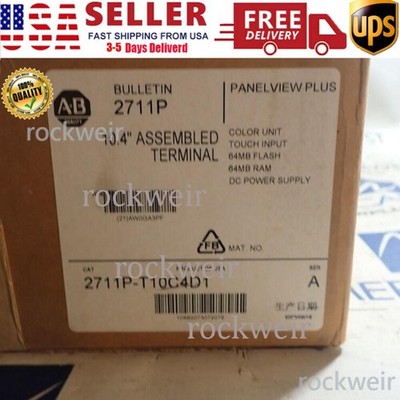 Sealed Allen-Bradley Panelview Plus 2711P-T10C4D1 10.4'' Color AB 2711PT10C4D1