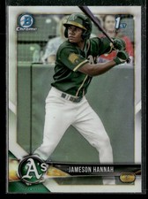 2018 Bowman Draft #BDC-160 Jameson Hannah Chrome Refractors