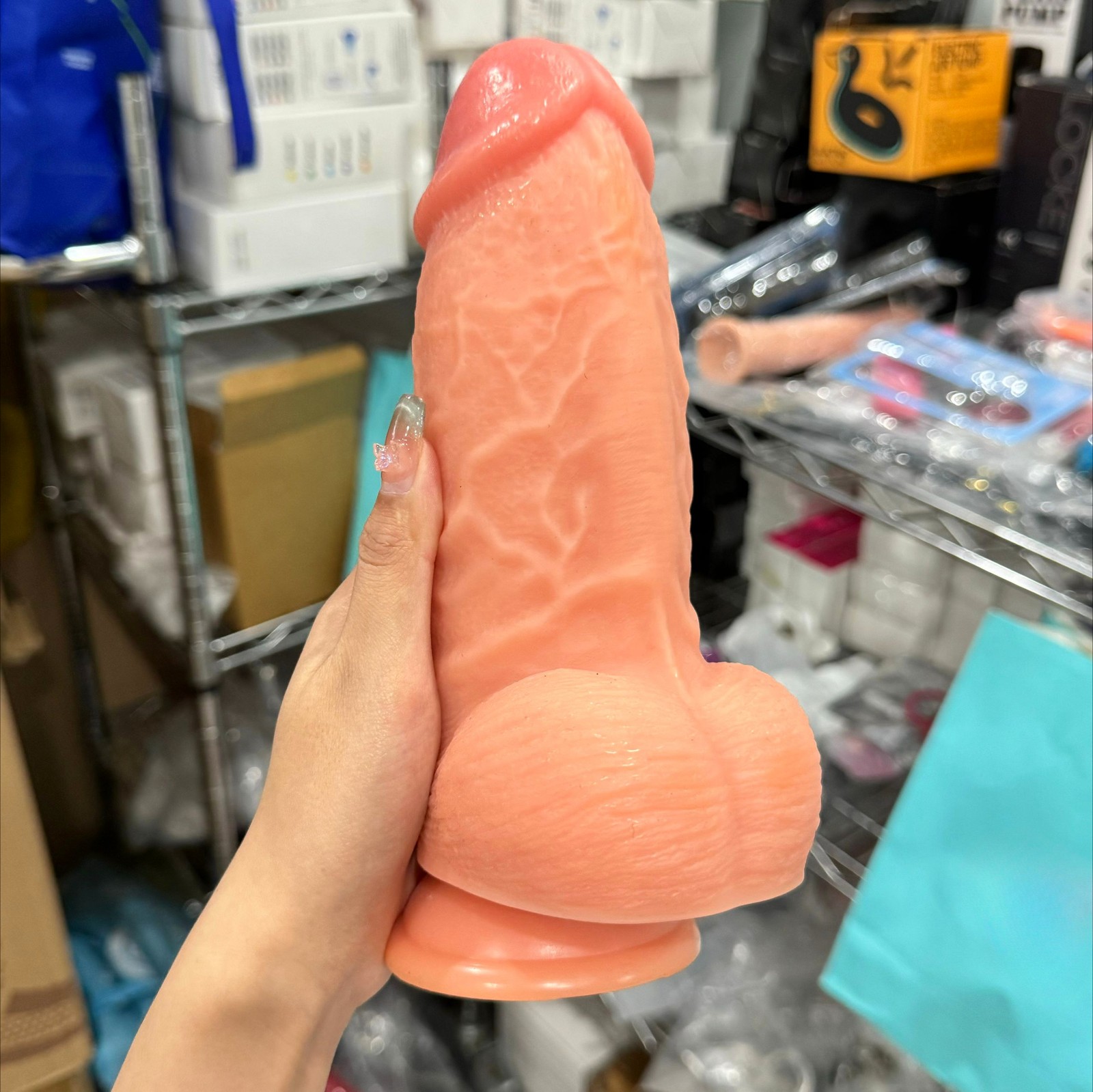 XXL Riesen Dildo Penis Klitoris G-Punkt Stimulation Analplug Frauen Sexspielzeug
