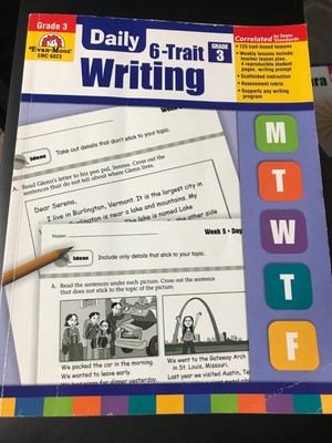 Daily 6-Trait Writing ~ STUDY PRACTICE WORKBOOK ~ Grade 3 Evan-Moor