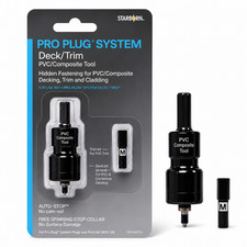 Starborn Pro Plug Deck Trim Tool PVC Composite Decking Fastener System