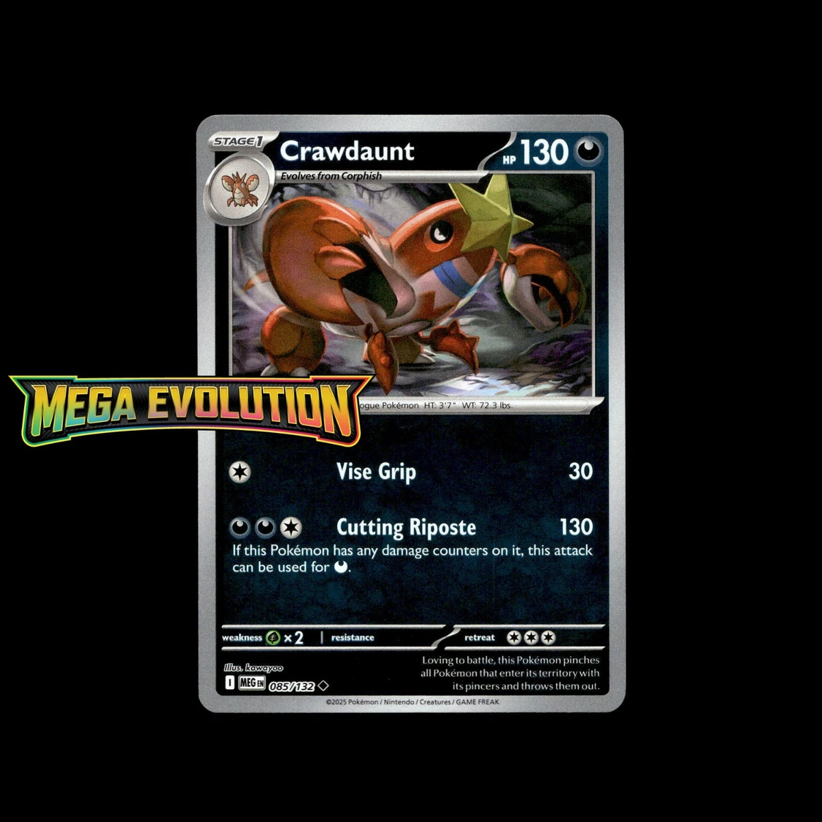 Crawdaunt Pokmon TCG Cards for sale | eBay