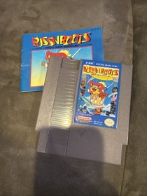 Puss 'n Boots: Pero's Great Adventure Nintendo  NES Game With Manual !