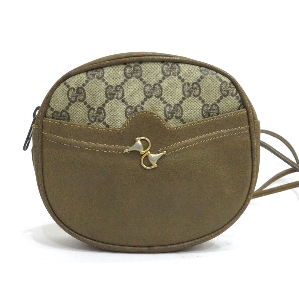 Sac Gucci d'occasion sac bandoulière pochette GG Supreme beige rang B ancien Gucci Diagona