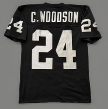100% Authentic Charles Woodson Mitchell & Ness 2002 Oakland Raiders Jersey 40 M