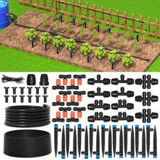 Greenhouse Micro Drip Irrigation Kit Automatic Irrigation System Patio Mistin...