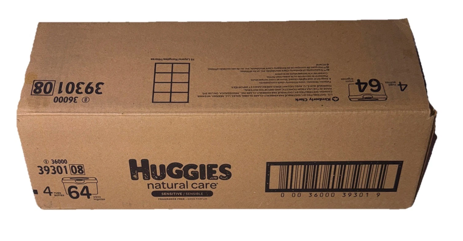 Huggies Baby Wipes Refillable Plastic Container 64 Natural Care ‘22 Case Of 4
Opens in a new window