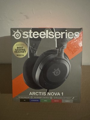 SteelSeries Arctis Nova 1 Wired Gaming Headset Headphones With Mic 360Â° Audio