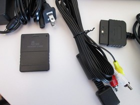 Playstation 2 Slim Complete Game System with New Laser/100% Working/Excellent!