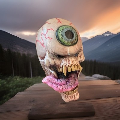 Distortions Unlimited Monster of the Month BLINK MASK UNCUT UNUSED