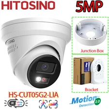 5MP IP Security Camera Audio Record Outdoor Color Night Human Vehicle Detect Lot