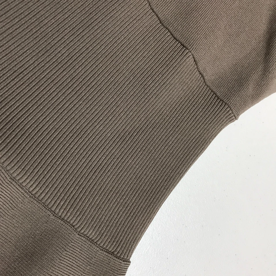 CO Collections 罗纹长裙燕麦粘纤混纺针织 M 码 — 第 4/4 张图片