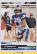 2025 Upper Deck CFL Green Zach Collaros #6 READ 1g4p