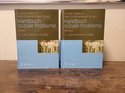 Handbuch soziale Probleme Band 1 & 2 | Springer VS| 2. Auflage | Dr. Albrecht