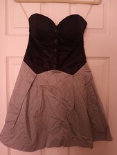 Forever21 Twist Cirque 21 Strapless Bustier Lined Dress Jr Sz S/P