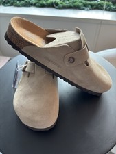 Birkenstock Boston Women's Clog Casual, Size 9 - Taupe 0560771 