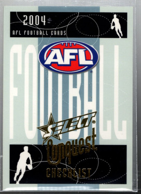 B7264- 2004 Select AFL Conquest Card #s 1-210 -You Pick- 15+ FREE US SHIP