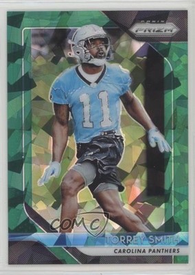 2018 Panini Prizm Green Crystals Prizm 47/75 Torrey Smith #174 0w8